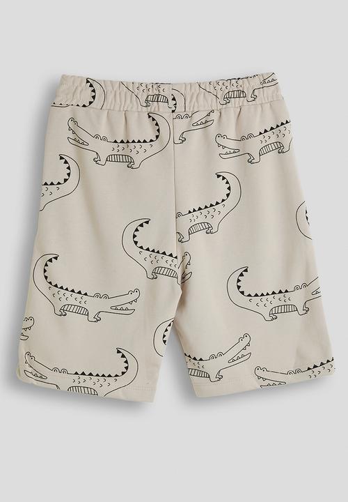 Pop Candy - Croc all-over-print shorts - off white