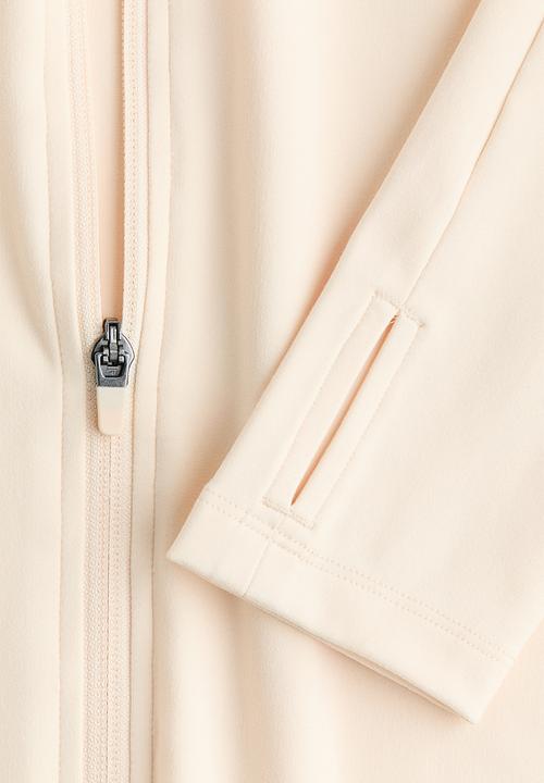 H&M - Zip-through sports jacket with softmove? - peachy beige