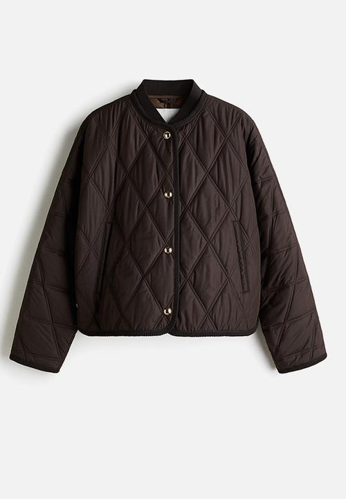 H&M - Quilted jacket - dark brown