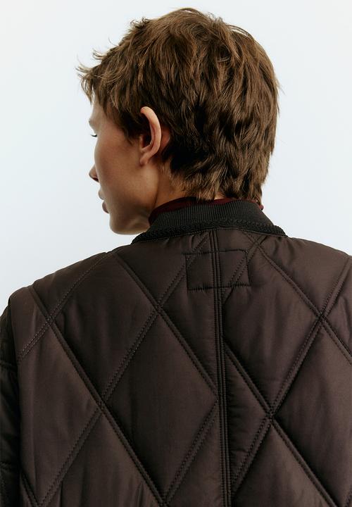 H&M - Quilted jacket - dark brown