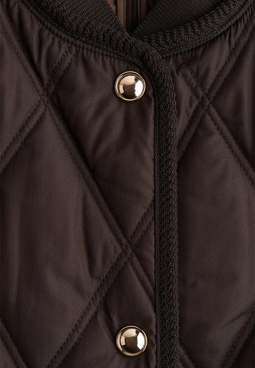 H&M - Quilted jacket - dark brown