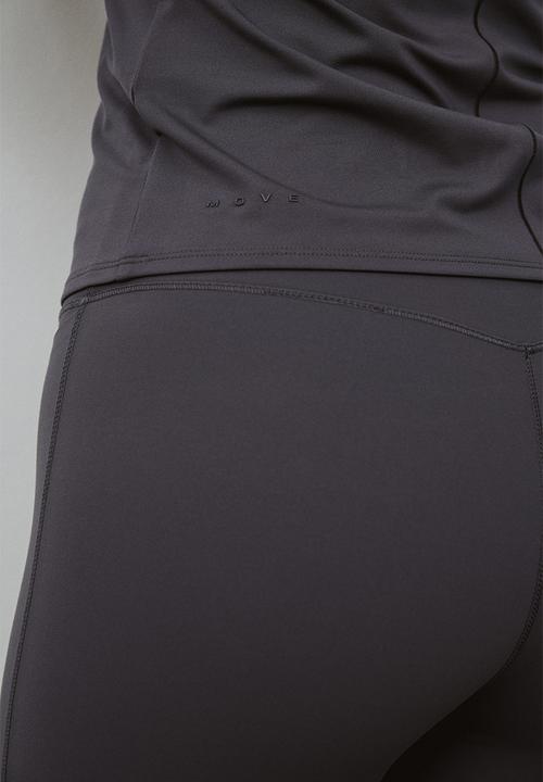 H&M - Sports top with drymove? - dark grey