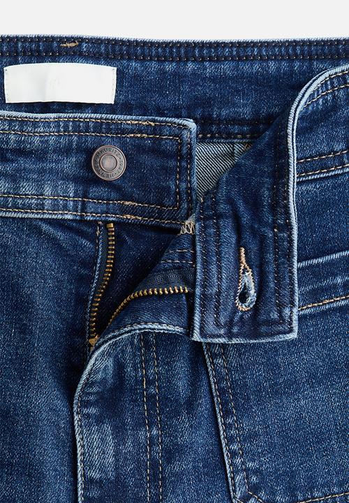 H&M - Flared high jeans - dark denim blue