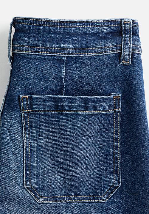 H&M - Flared high jeans - dark denim blue