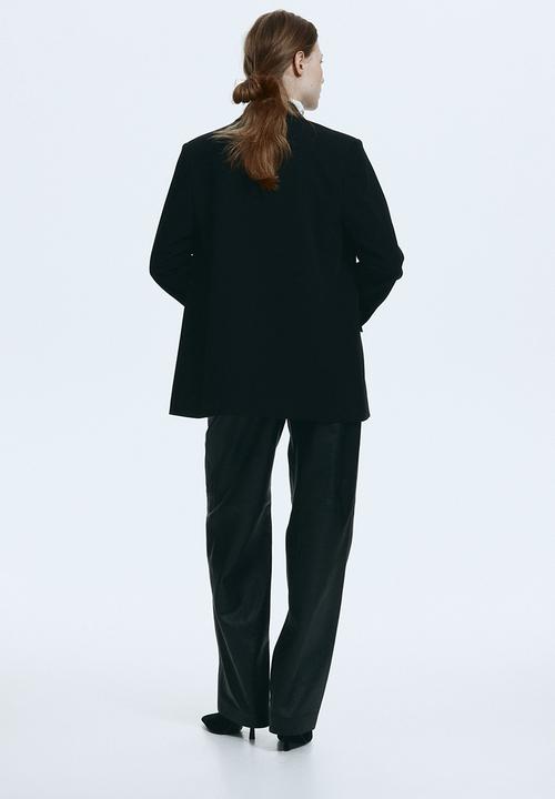 H&M - Belted blazer - black