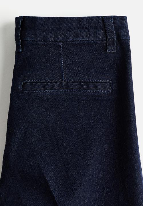 H&M - Flared high jeans - dark denim blue