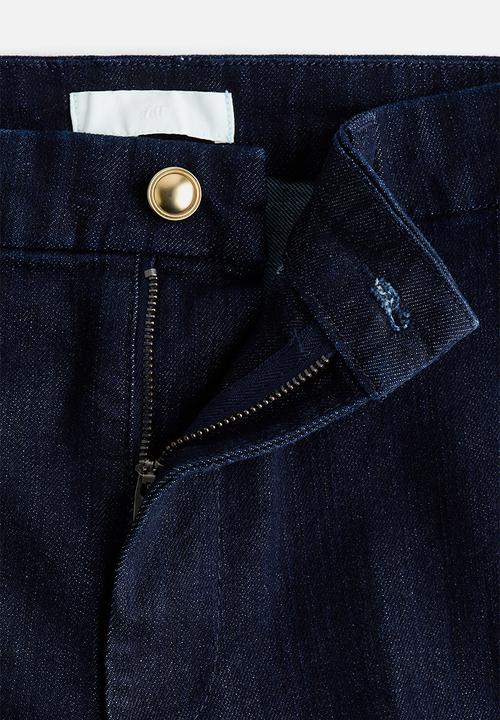 H&M - Flared high jeans - dark denim blue