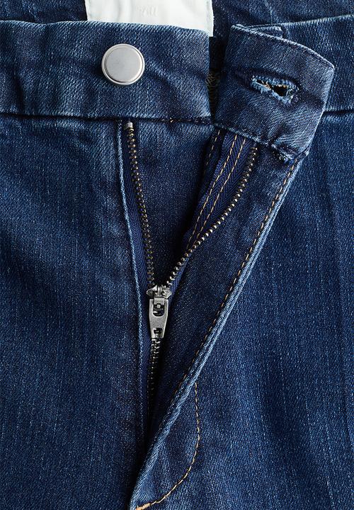 H&M - Flared high jeans - dark denim blue