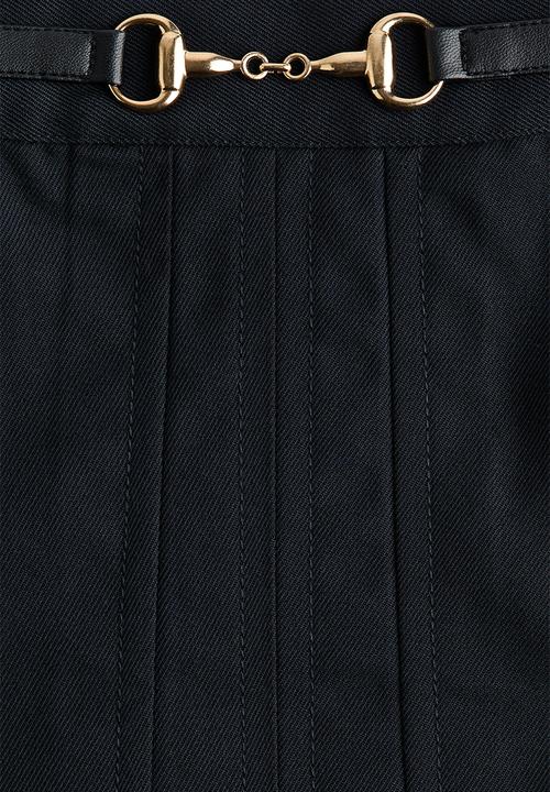 H&M - Pleated skirt - navy blue