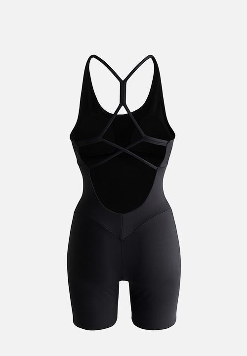 H&M - Sculptmove? sports playsuit - black