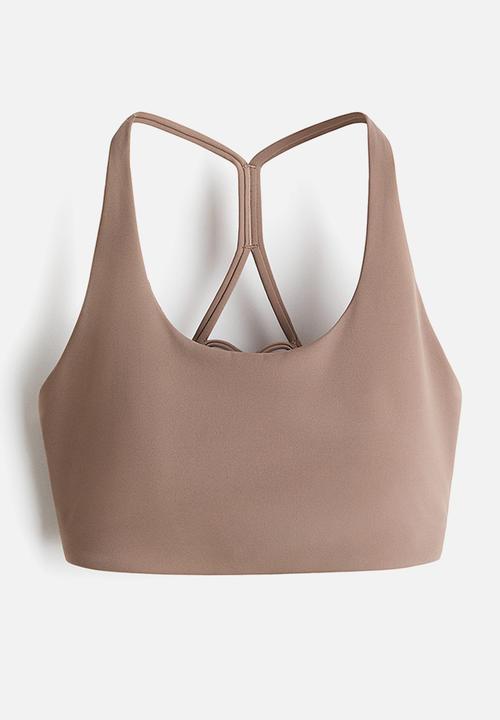 H&M - Sculptmove? medium support sports bra - beige