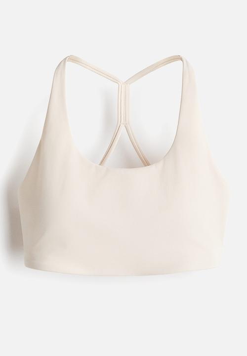 H&M - Sculptmove? medium support sports bra - ivory