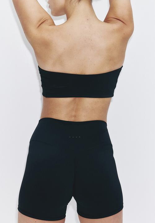 H&M - Sculptmove? medium support bandeau sports bra - black