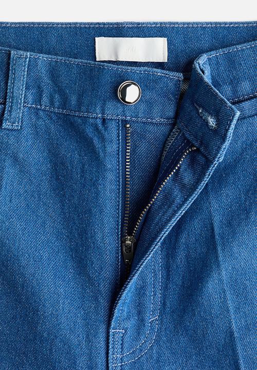 H&M - Straight high jeans - denim blue