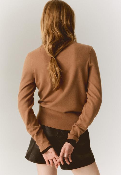 H&M - V-neck jumper - dark beige
