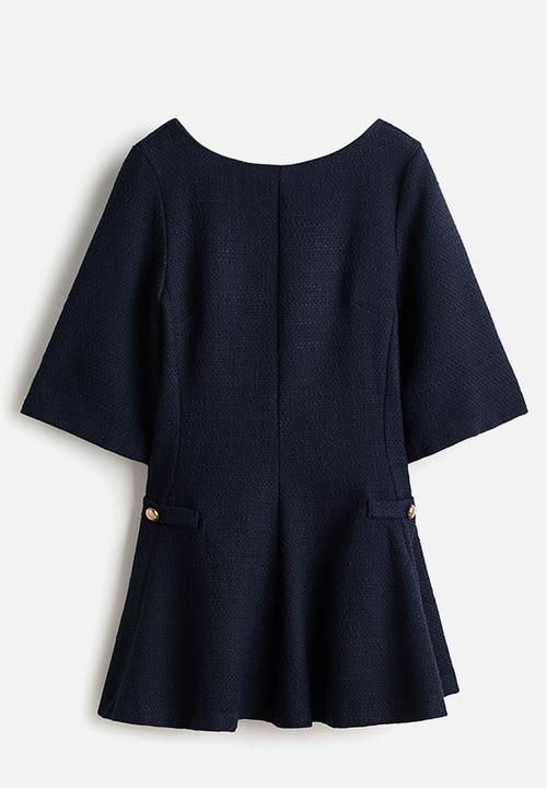 H&M - Boucle dress - navy blue