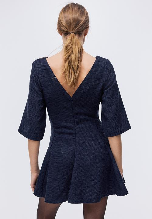 H&M - Boucle dress - navy blue