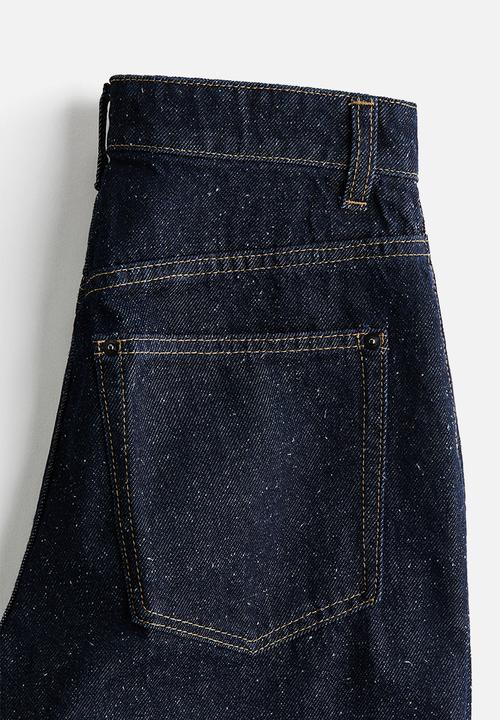 H&M - Bootcut high jeans - dark denim blue