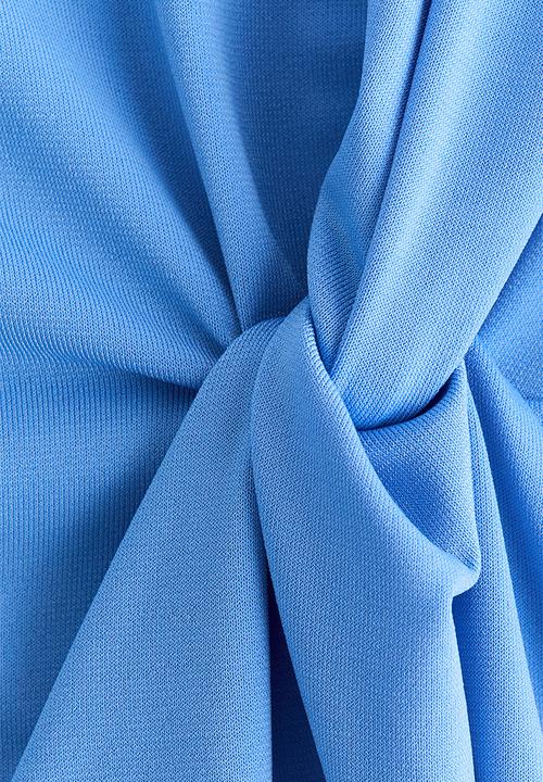 H&M - Twist-detail top - blue