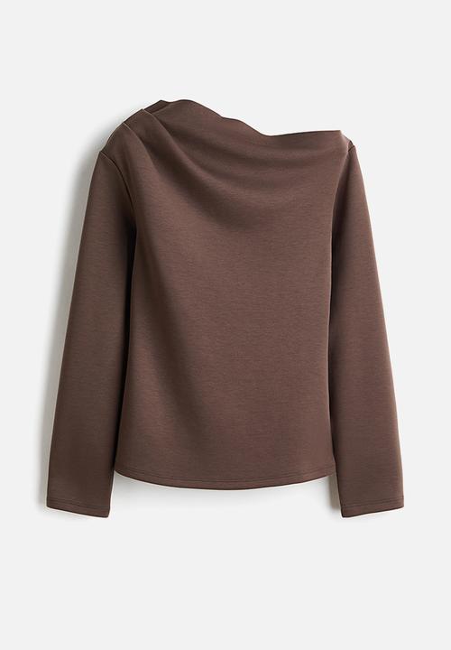 H&M - Asymmetric top - dark mole
