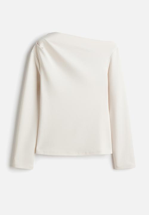 H&M - Asymmetric top - white