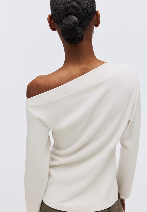 H&M - Asymmetric top - white