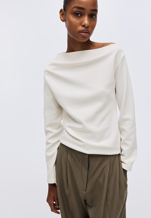 H&M - Asymmetric top - white