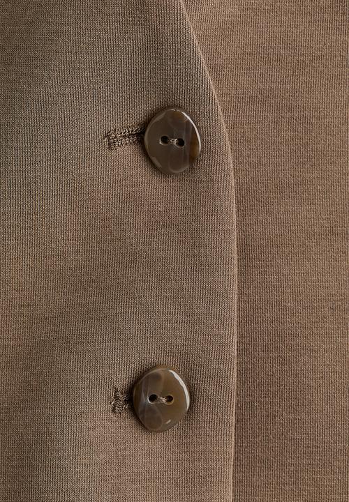 H&M - Jersey blazer - brown