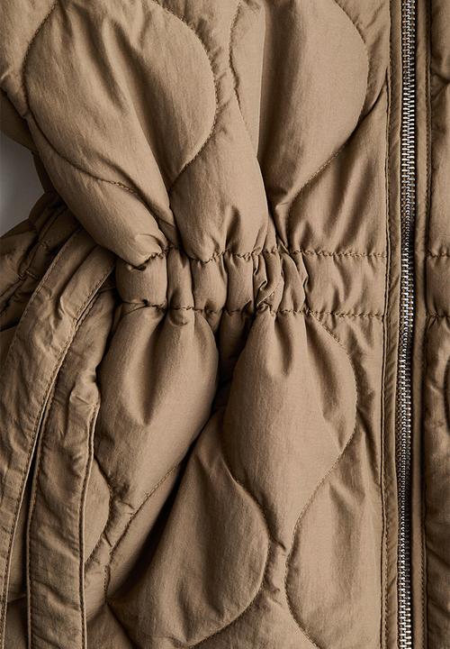 H&M - Thermolite quilted jacket - mole