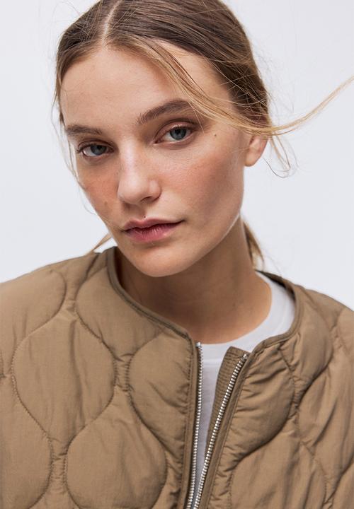 H&M - Thermolite quilted jacket - mole