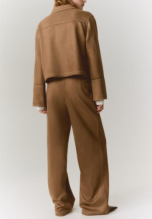 H&M - Jersey trousers - dark beige