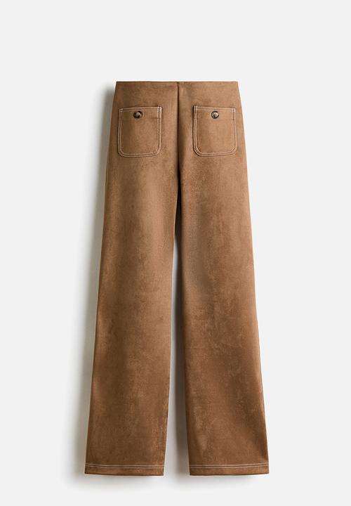 H&M - Jersey trousers - dark beige