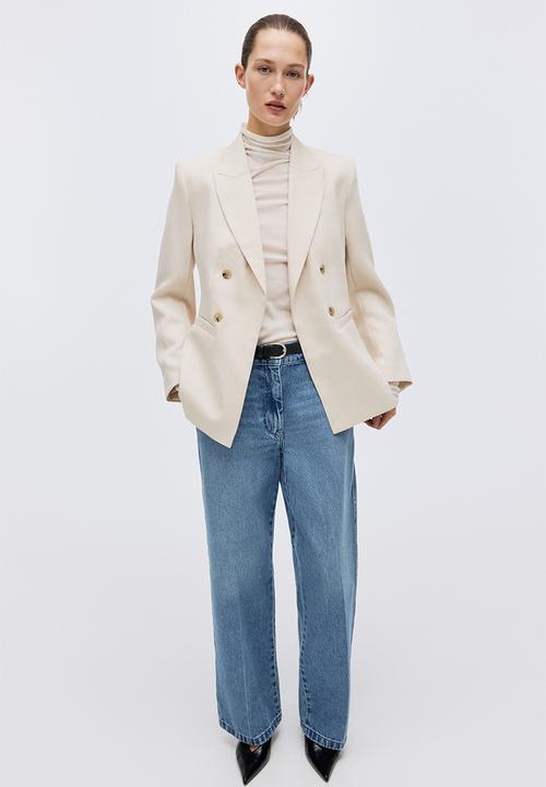 H&M - Blazer - light beige