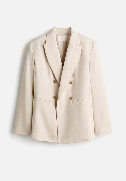 H&M - Blazer - light beige