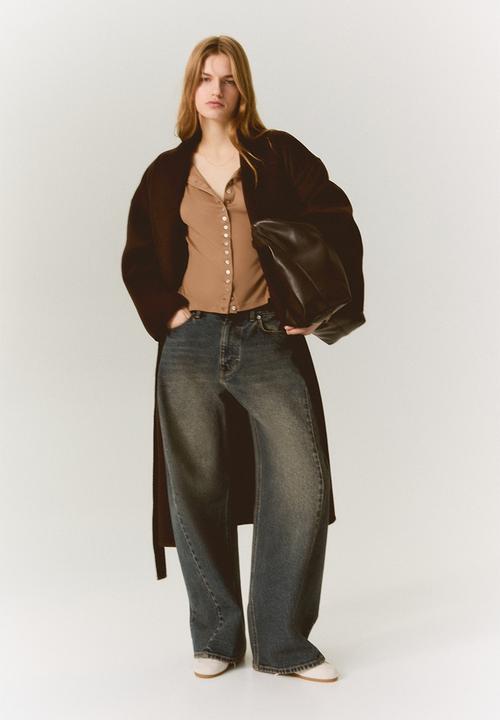 H&M - Sheer cardigan - dark beige