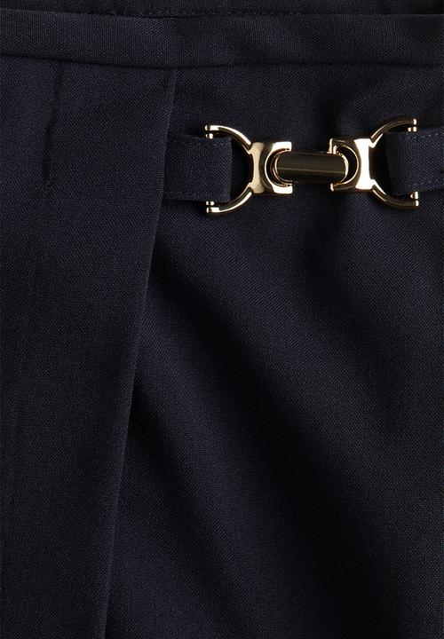 H&M - Mini wrap skirt - navy blue