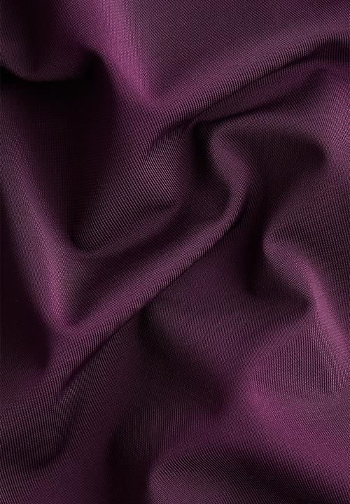 H&M - Draped off-the-shoulder top - dark purple