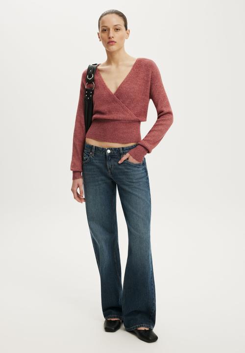 Cotton On - True Knit Ballet Wrap - Warm Clay
