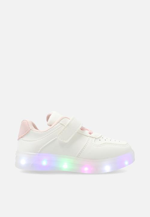 Pop Candy - LED sneakers - white/pink