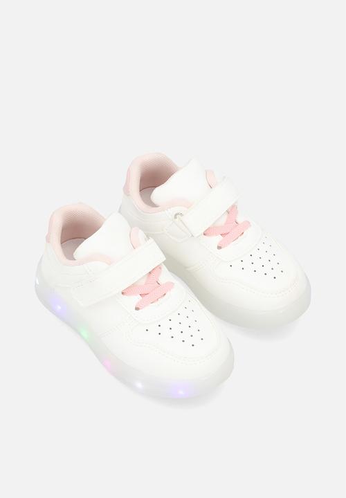 Pop Candy - LED sneakers - white/pink