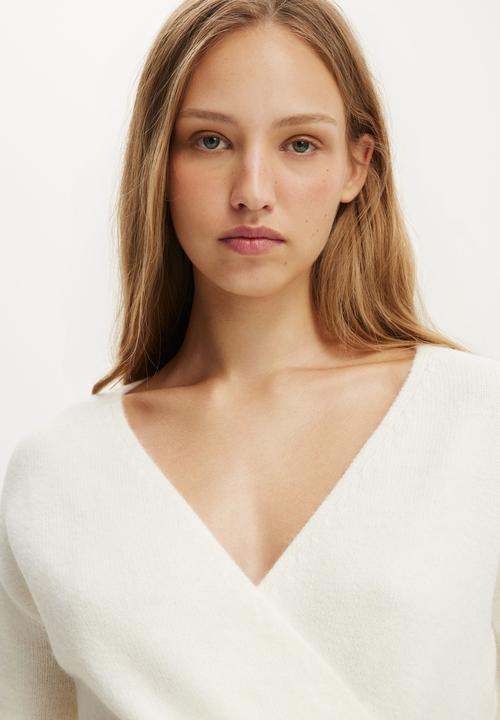 Cotton On - True Knit Ballet Wrap - Porcelain