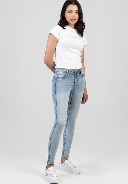 SISSY BOY - Zoey Mid-Waist Basic Skinny - Lt Vintage