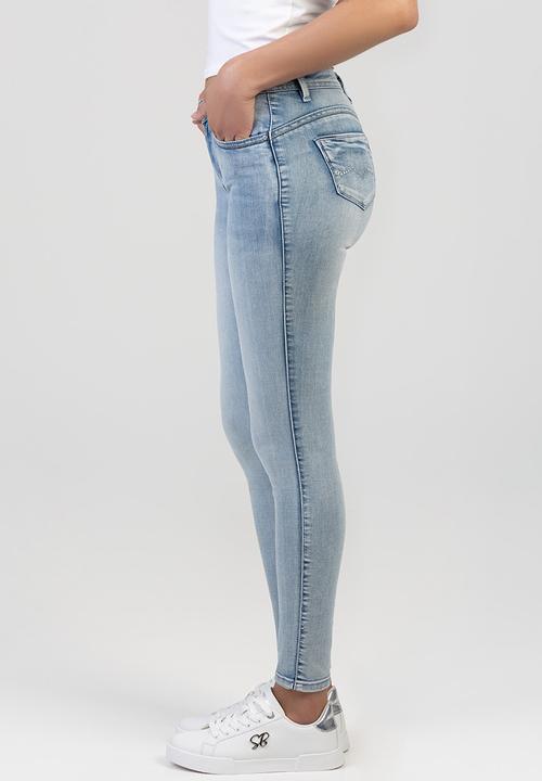SISSY BOY - Zoey Mid-Waist Basic Skinny - Lt Vintage