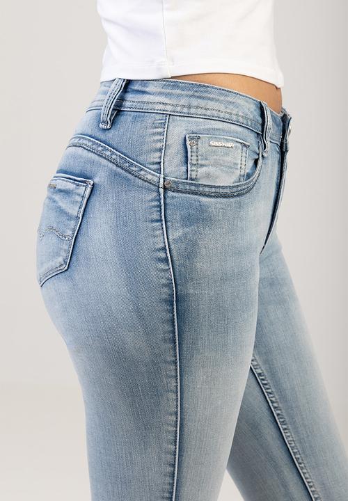 SISSY BOY - Zoey Mid-Waist Basic Skinny - Lt Vintage