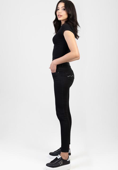 SISSY BOY - Avery: Mid-Waist Basic Skinny - Black