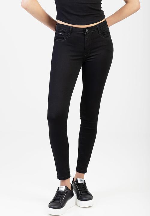 SISSY BOY - Avery: Mid-Waist Basic Skinny - Black
