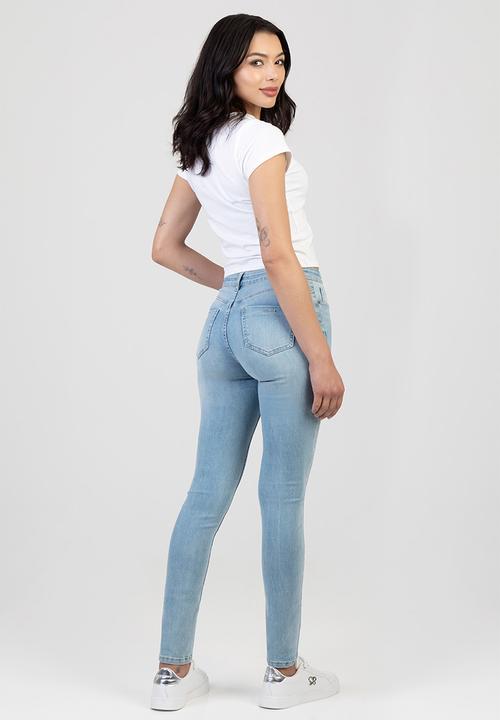 SISSY BOY - Renee: Mid Waist Skinny - Lt Vintage