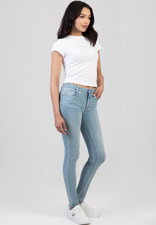 SISSY BOY - Renee: Mid Waist Skinny - Lt Vintage