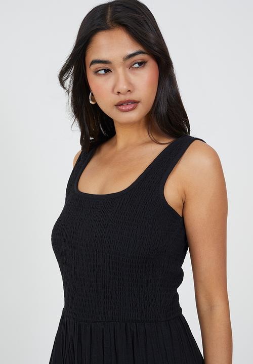 Brave Soul - Ladies Scoop Neckline Jumpsuit - Black