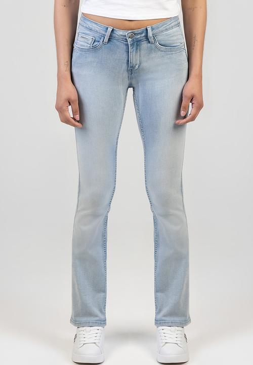 SISSY BOY - Southern Bumbooster Bootleg Jeans - Light Vintage